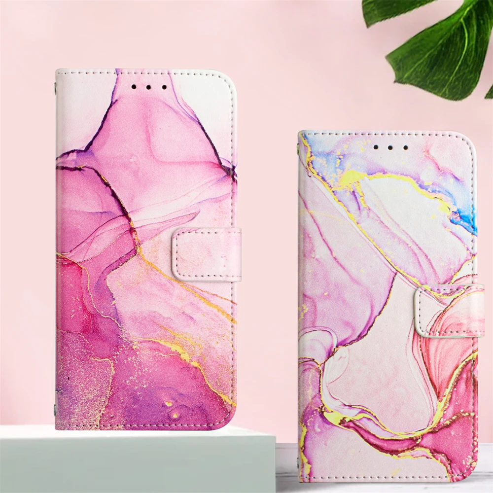 Чехол для Blackview A52 Pro A53 Oscal Modern 8-цветный Shark Tiger 12 Wave 6C 9 8C Flat 2 Marble Pattern