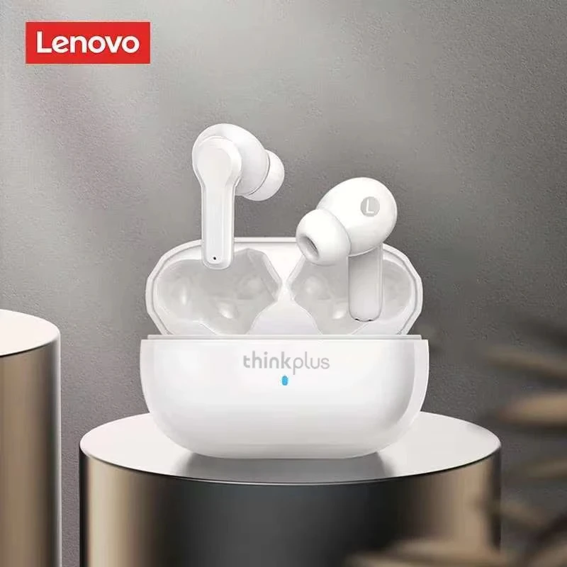 Фото Беспроводные Bluetooth-наушники Lenovo LP1S TWS Pro 6 для спорта и музыки с шумоподавлением, HD-звонками и игровой гарнитурой для мужчин и женщин №4