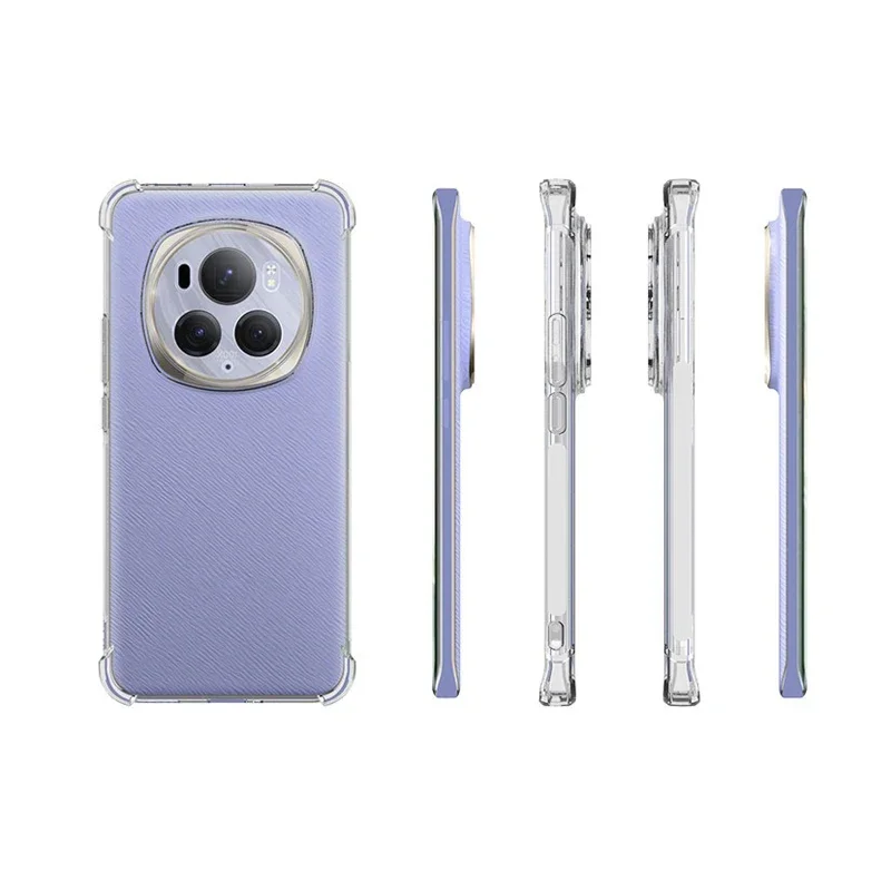 Прозрачный противоударный мягкий чехол из ТПУ с воздушной подушкой для Honor Magic 6 Pro