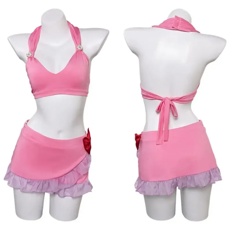 Игра Final Fantasy VII Aerith Gainsborough Тифа Локхарт карнавальный костюм купальник для