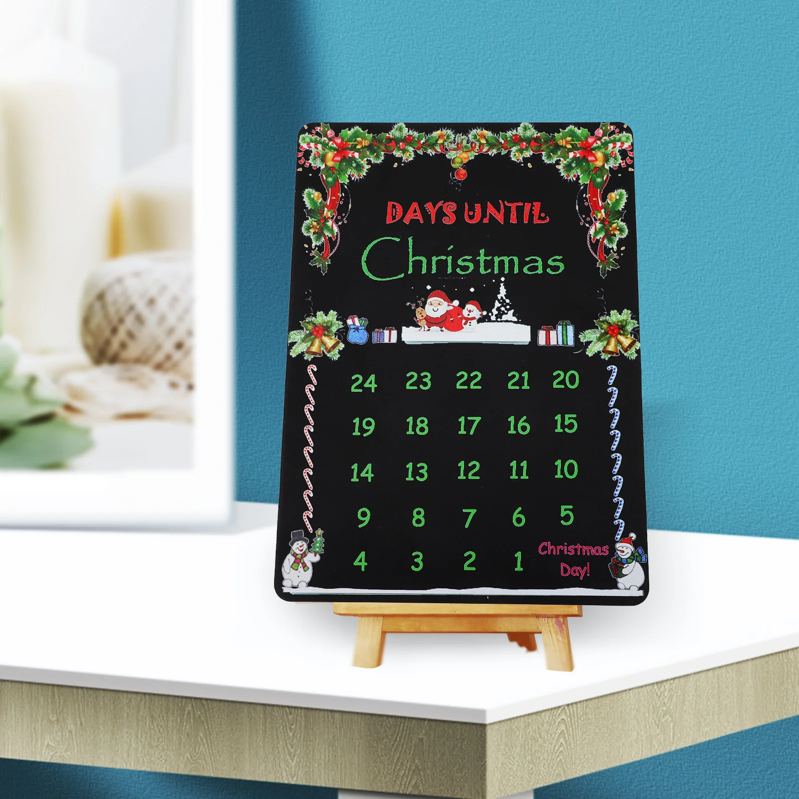 Подарочная доска со обратным отсчетом украшение для рождественского украшения