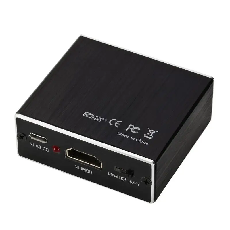 Мини-сплиттер с оптическим TOSLINK SPDIF + 3 5 мм стерео аудио экстрактор