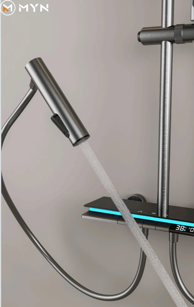 2024 г. Meiyani водопад спрей для ванной комнаты цифровой дисплей многофункциональный