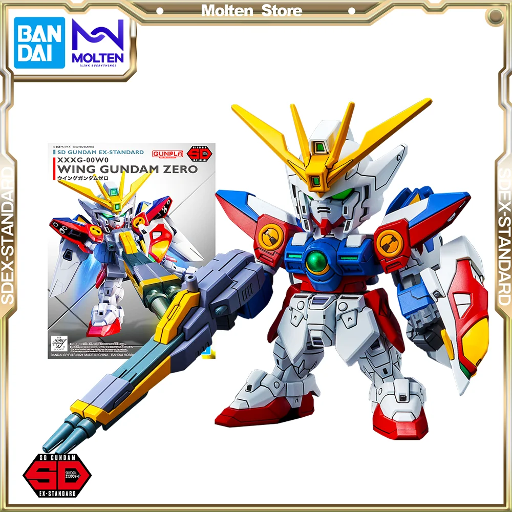 

Bandai Original SD Gundam EX Standard Wing Gundam Zero Gunpla Model Kit Assembly/Assembling