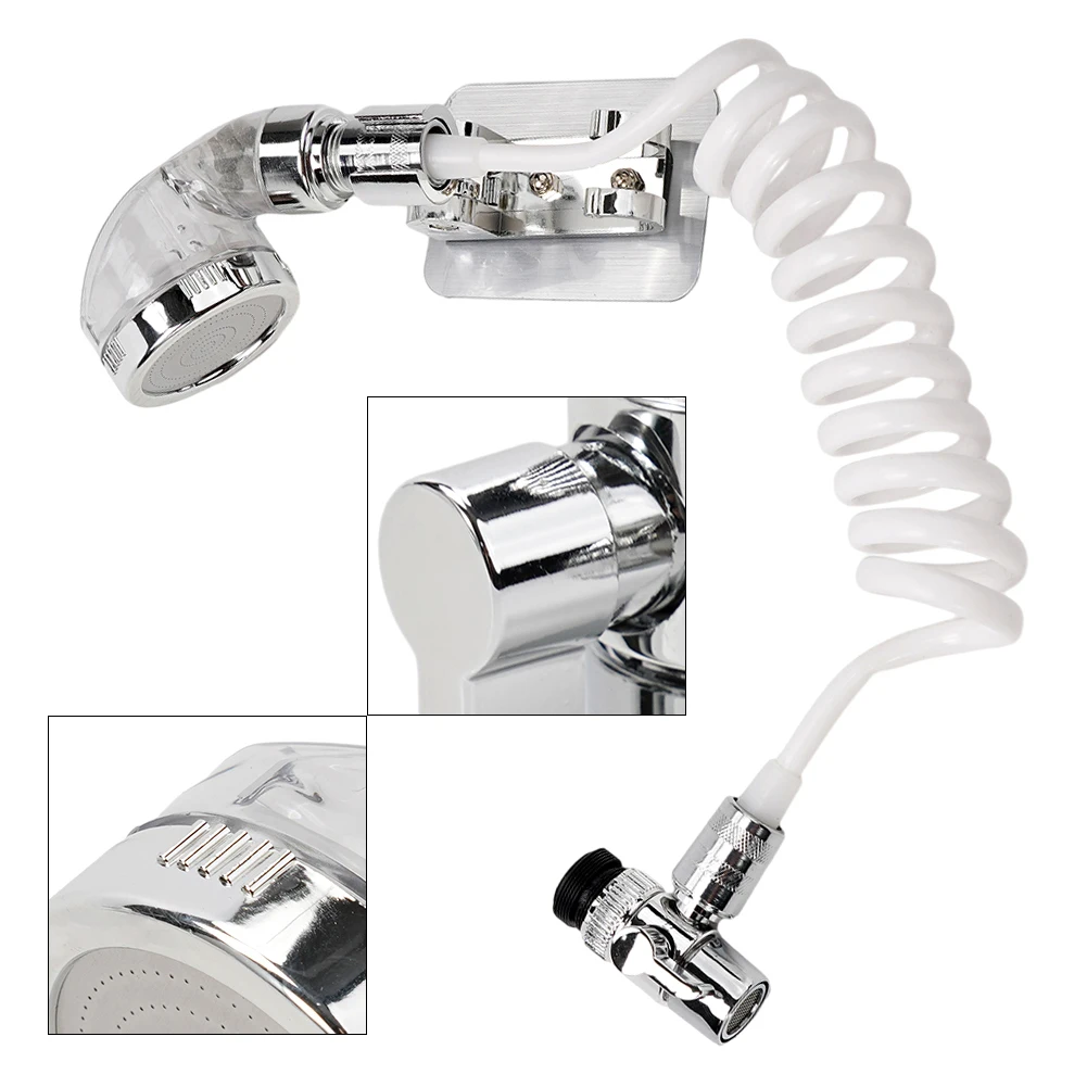 

Shampoo Artifact Shower Faucet Set Sink Spray Tap Supercharged Washbasin Attachment Faucet Sprayer Handheld Hose