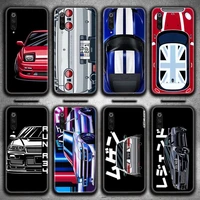 jdm super sports car tokyo drift phone case for xiaomi mi note 10 lite mi 9t pro xiaomi 10 cc9 9se