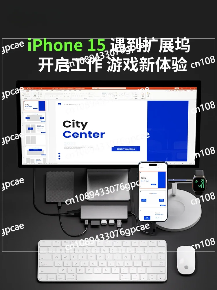 Док-станция HDMI для ноутбука сетевой адаптер проекции экрана USB-адаптер сетевого