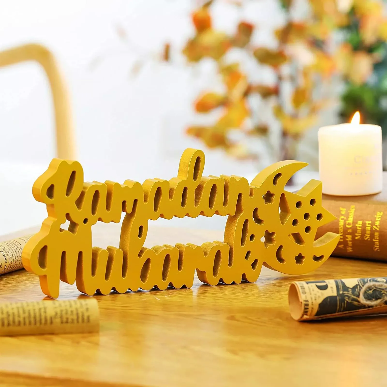 

Ramadan Table Decor Ramadam Wood Sign Ramadan Sign Ramadan Wooden Ornament Wood Tabletop Decor For Home eid 2022