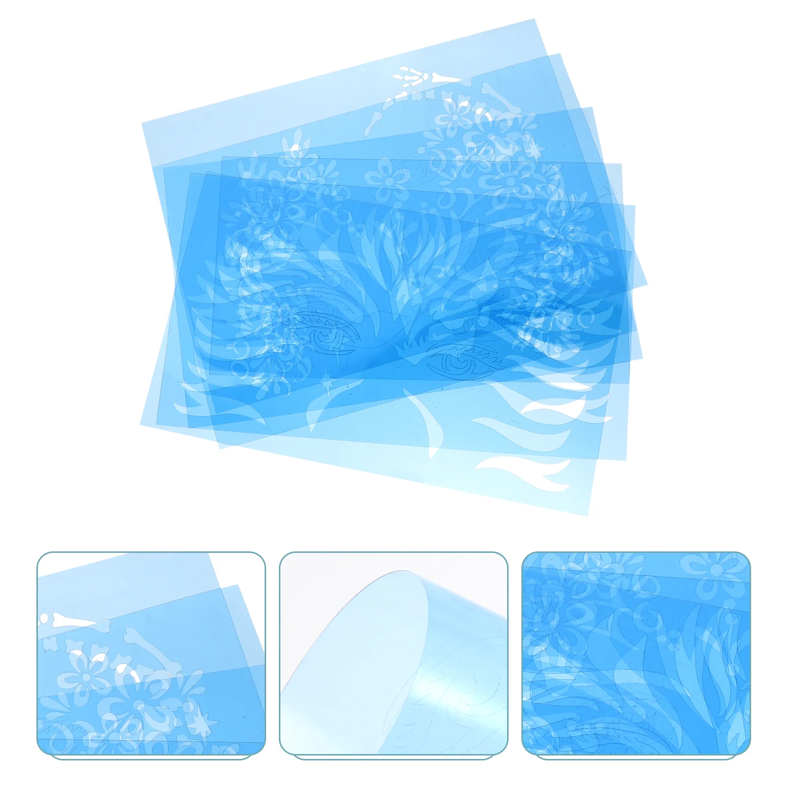 

Трафареты для лица, трафареты для покраски, трафареты для макияжа, принадлежности, аксессуары, креативный шаблон для тела, для вечеринки, «с...