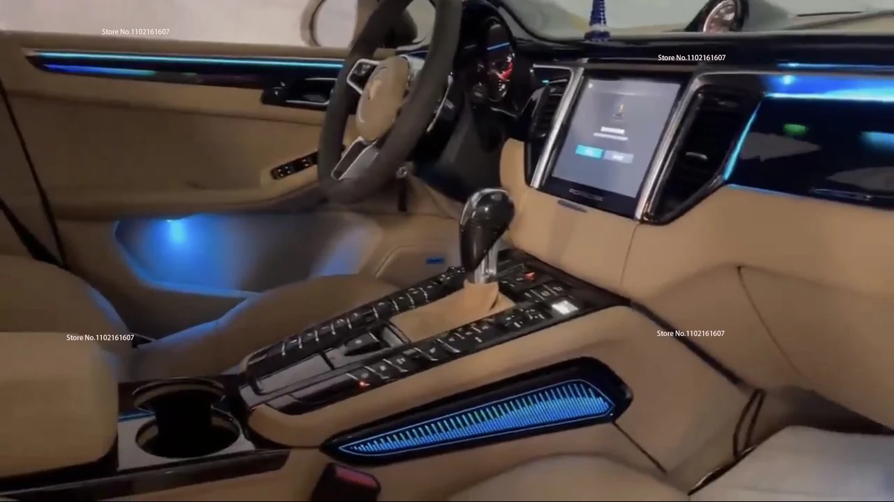 2014-2023 Новый окружающий свет для Porsche Macan Set Светодиодные лампы Автомобильная