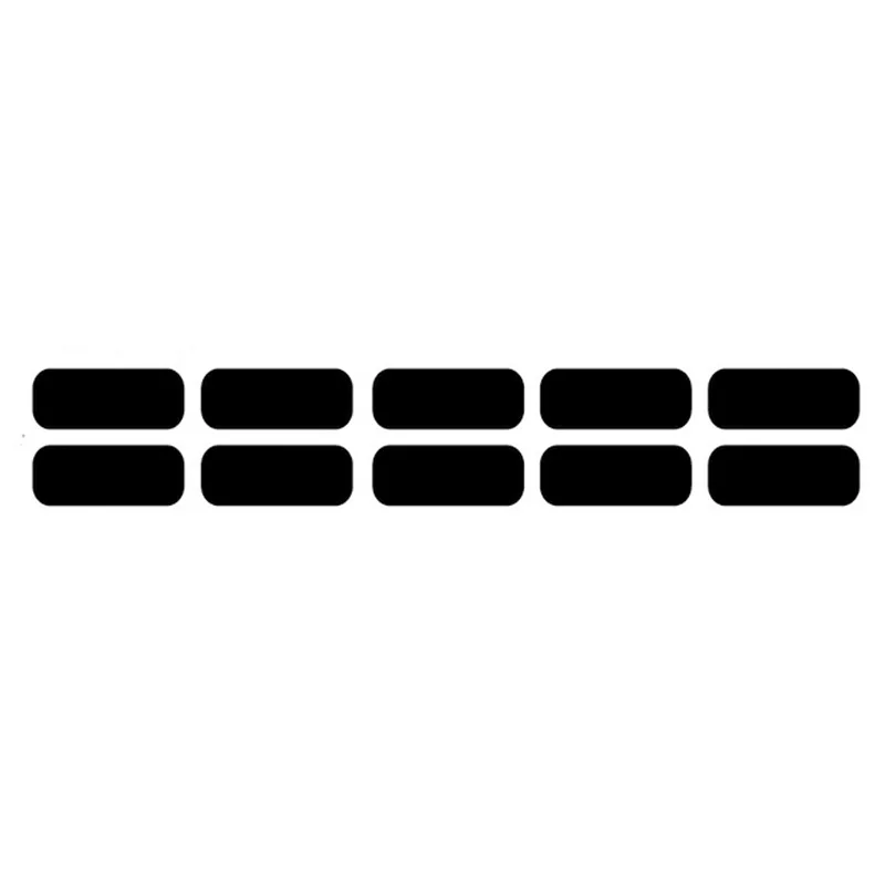 

10pcs Rectangle Luminous Switch Sticker Glow in the Dark Wall Sticker Fluorescent Decals Useful Kid's Night Light Home Decor