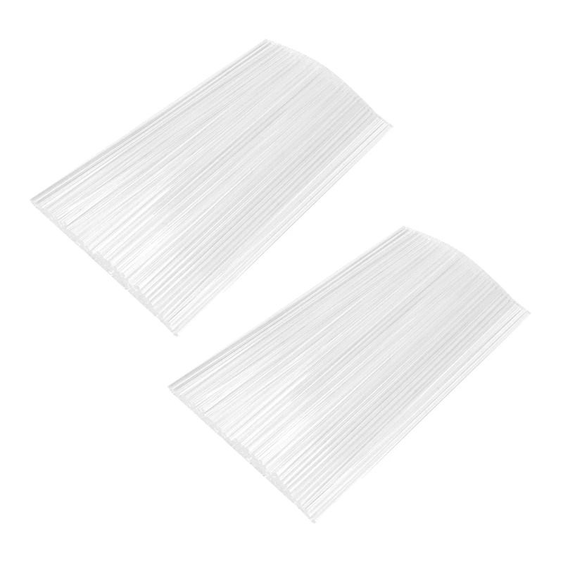 

200X Acrylic Lollipop Sticks Cake Pops Stick For Cake Pops, Cupcake Toppers Candy Dessert Chocolate