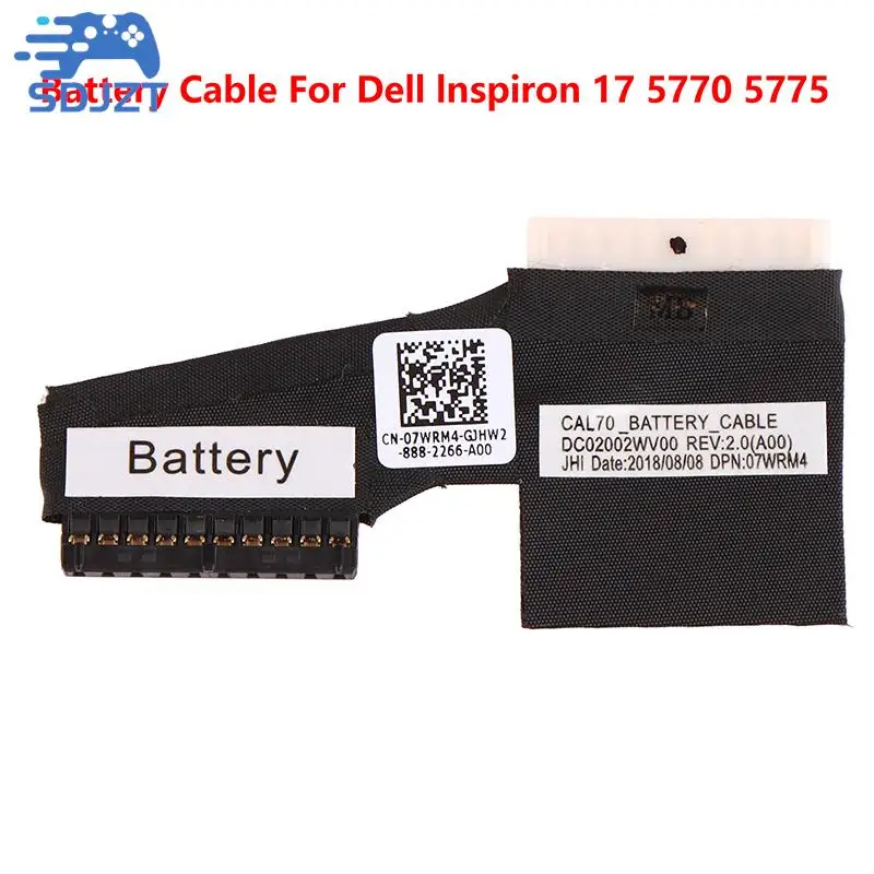 

Battery Cable For Lnspiron 17 5770 5775 Latitude Laptop Battery Cable Connector Line Replace 07WRM4