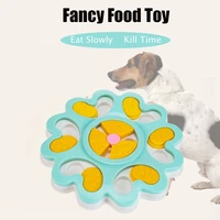 healthy eating bowl increase iq anti slip rotatable pet feeder dog puzzle feeder toy pet education