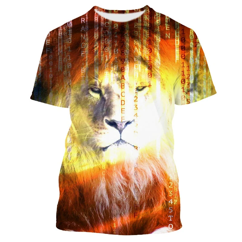

Jumeast, футболка с принтом животных и Льва, большие размеры, цифровой графический рисунок, футболки для мужчин, эстетическая одежда Y2K, футболки