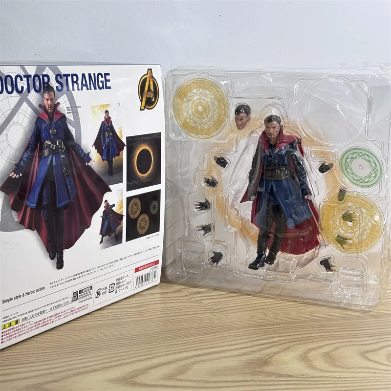 SHF Infinity War Dr Strange Фигурка ПВХ Настольная модель Украшения Игрушки комнаты