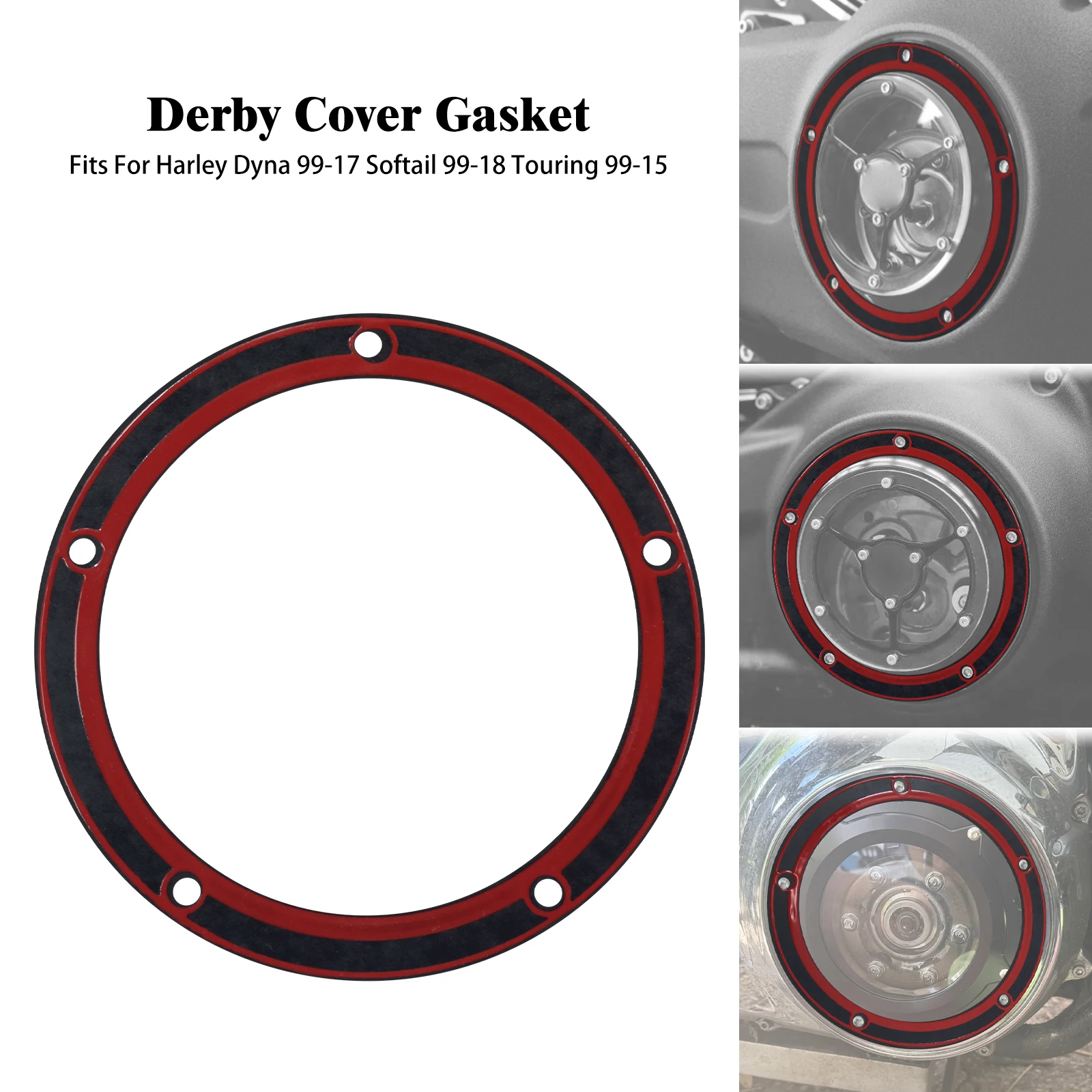 

Прокладка крышки мотоцикла Дерби для Harley Twin Cam Touring Electra Street Glide FLTRX FLHR Softail Street Bob Dyna 1999-2016
