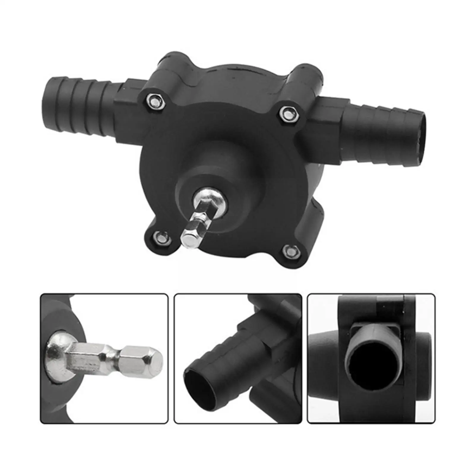 

Portable Household Electric Drill Pump Mini Self-priming Transfer Pump Hand Pumps Water Drill Liquid Electric J0V0