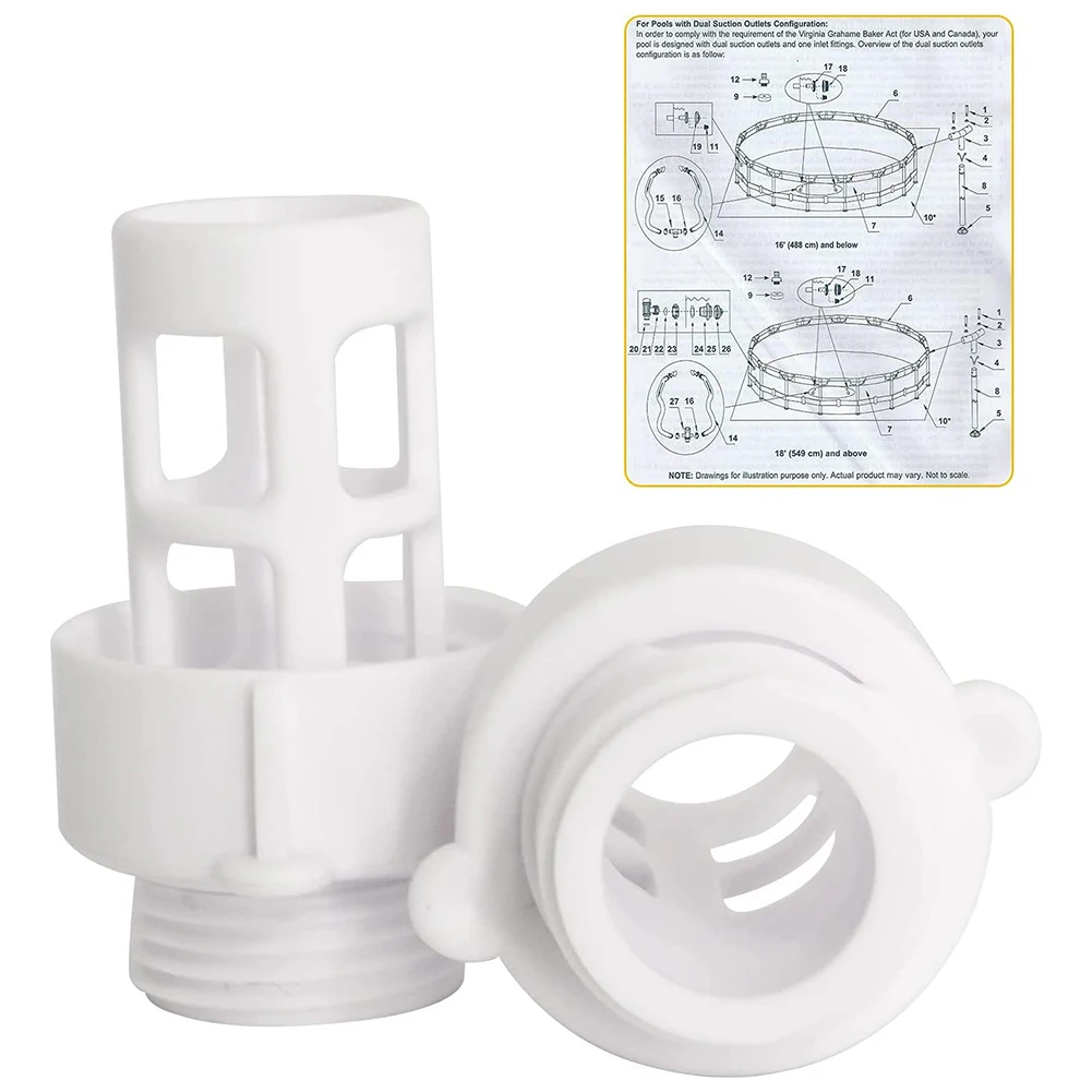 

Durable Connector Drain Adapter 10184 Drain Plug Connector Garden Hose Hose Adapter Pool Drain Connector Adapter