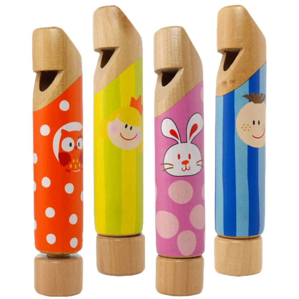 

4pcs Slide Whistle Wood Slide Whistle Toy Novelty Whistle Kids Whistle Wooden Slide Children Noisemaker