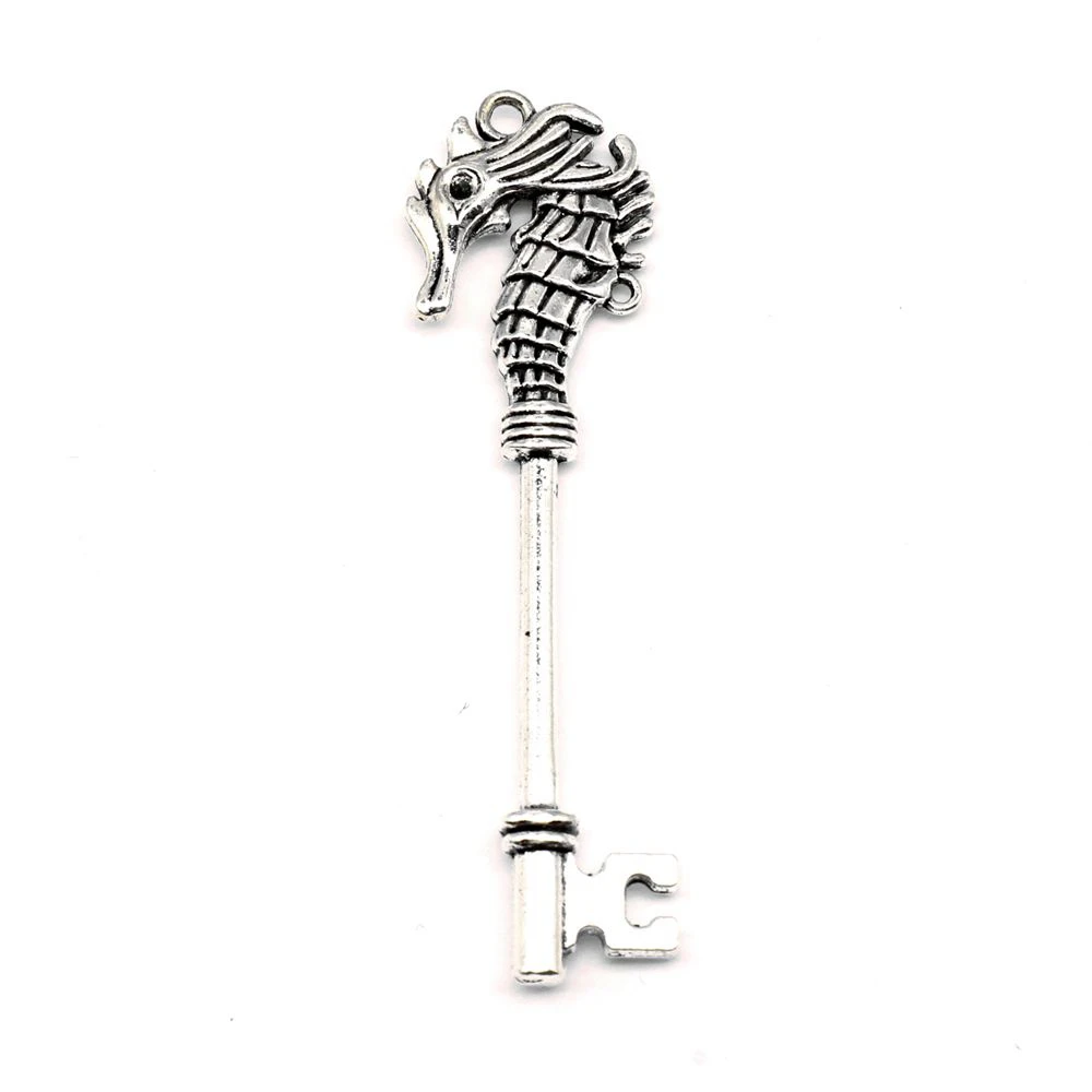 

Keys Charm For Making Jewelry Diy Finding 8pcs 20x72mm