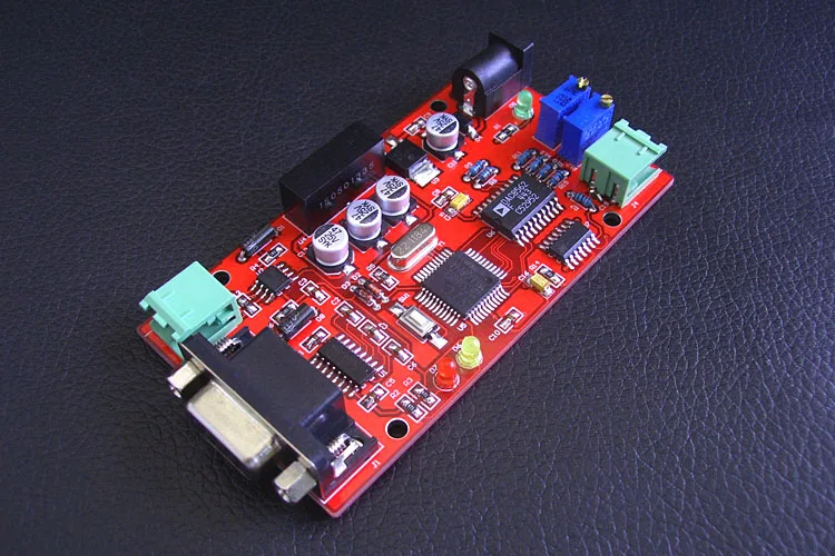 RS232 485 serial port DAC positive and negative 10V range output dac8562 digital to analog single chip microcomputer board |