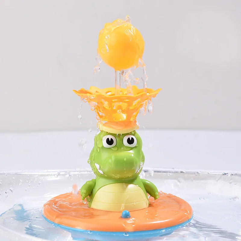 

Baby Bath Electric Light Water Jet Floating Rotary Forged Nozzle Crocodile Play Shower Water Summer Pool Toys Baby Toys Toddlers