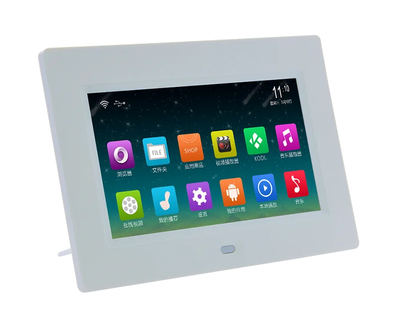 

digital photo frame 10 inch IPS touch screen Android LCD advertising photo video display Auto rotate wifi digital photo frame