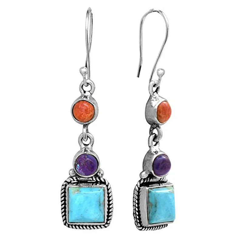 

Vintage s Drop Earrings for Women Bohemian Ethnic Party Statement Engagement Wedding Jewelry