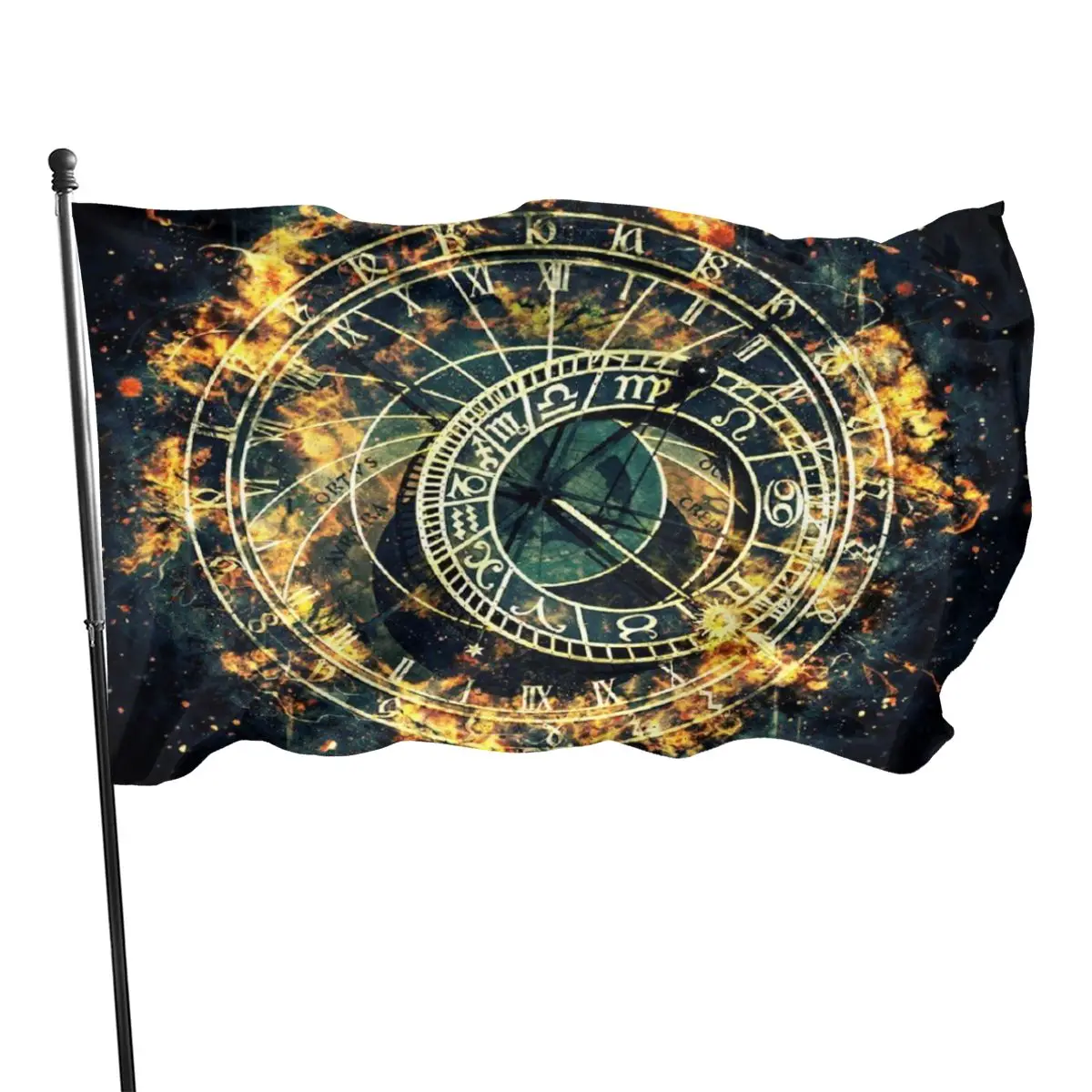 

American Constellation Astrology Home Decoration Flag Indoor and Outdoor Party Polyester with Brass Buttonhole Women Men Gifts