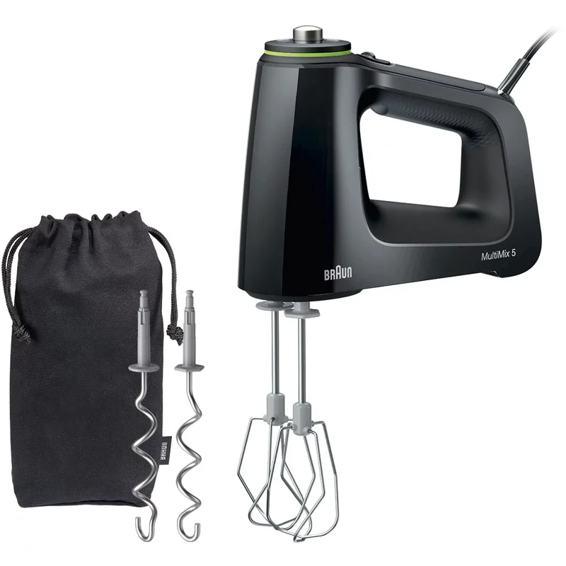 Braun MultiMix 9-Speed Plus Turbo Hand Mixer, Black
