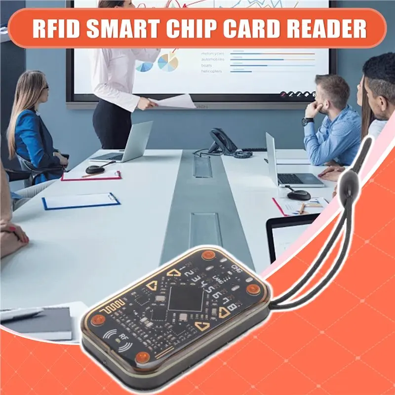 Фото Многофункциональный считыватель-дубликатор смарт-чипов Chameleon Ultra V2.0 RFID + 3 брелока CUID, 6 брелоков UID, декодирование карт RFID 125 кГц, 13,56 МГц №4