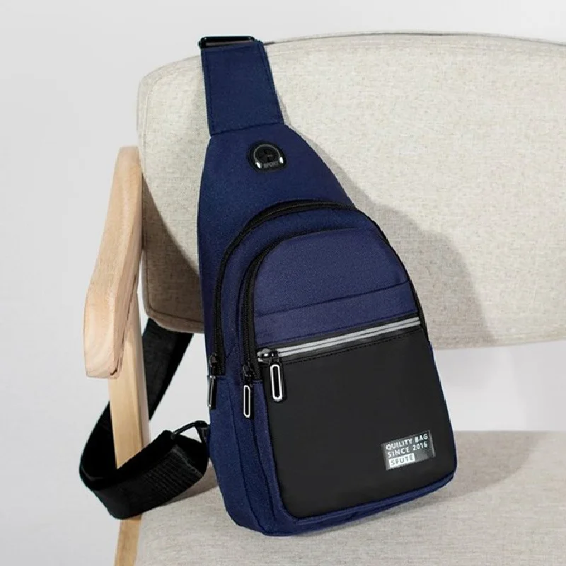 

Fashion Unisex Nylon Chest Packs High Quality Oxford Men's Small Chest Bags Casual Shopping Storage Crossbody Bag Dropshipping