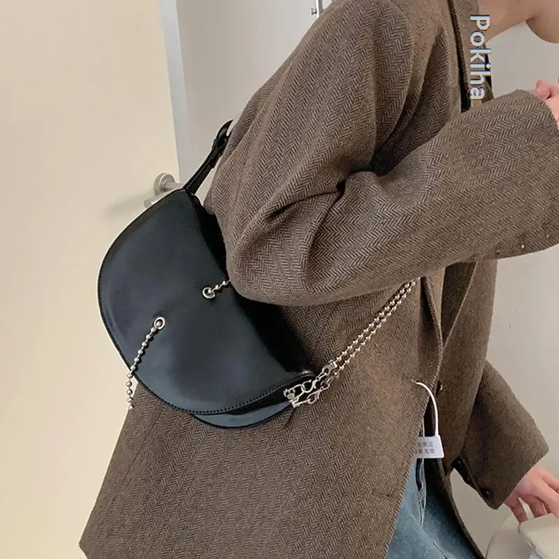 

Simple Fashion Chain Crossbody Bag For Women Purse And Shoulder Handbag Y2k 2023 New Spring Vintage High Quality Designer Trend