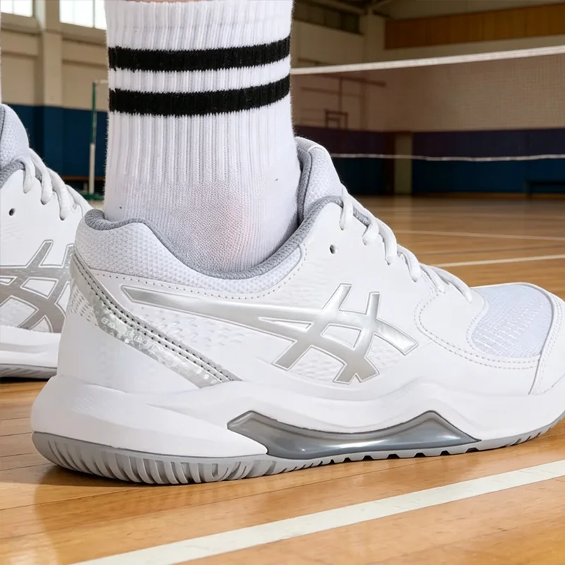 Фото Женские теннисные кроссовки Asics, дышащие, нескользящие, износостойкие, легкие, удобные, спортивные кроссовки 1042A237-101 №5