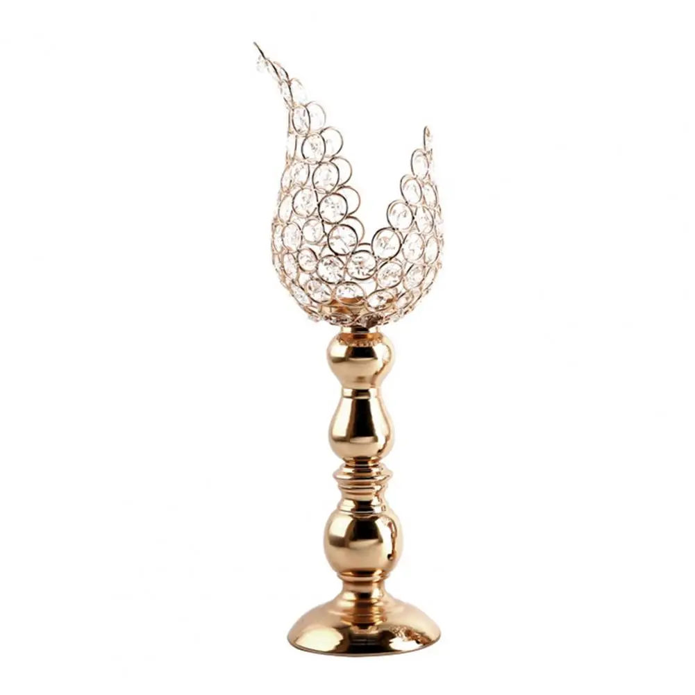 

Eco-Friendly Great Stylish Candle Light Holder Iron Candlestick Eye-catching for Home