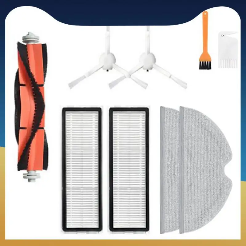 

Запчасти для пылесоса Mi Roborock S50, основная и боковая щетки, фильтр, салфетка для швабры, запчасти, аксессуары