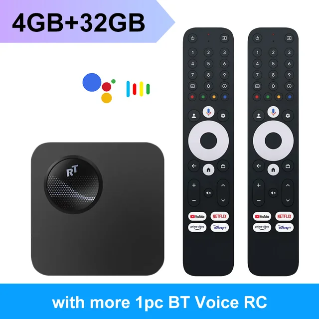 Телеприставка RockTek GX1 UHD Android TV 12 Box Netflix с поддержкой ...
