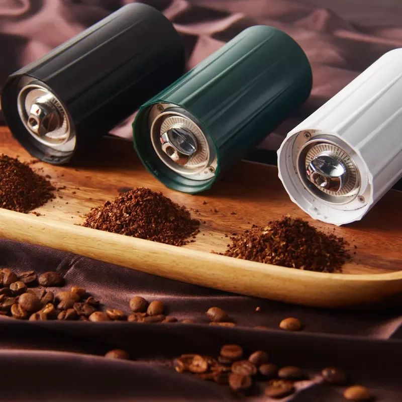 

ABS Hand Crank Coffee Grinder Stainless Steel Grinding Core Manual Coffee Grinder Household Portable For Home Office Cafe