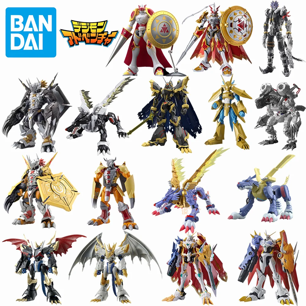 

В наличии Bandai Digimon Приключения альфамон война греймон Omegamon Beelzebumon Garurumon Magnamon аниме экшн-фигурки модели игрушки