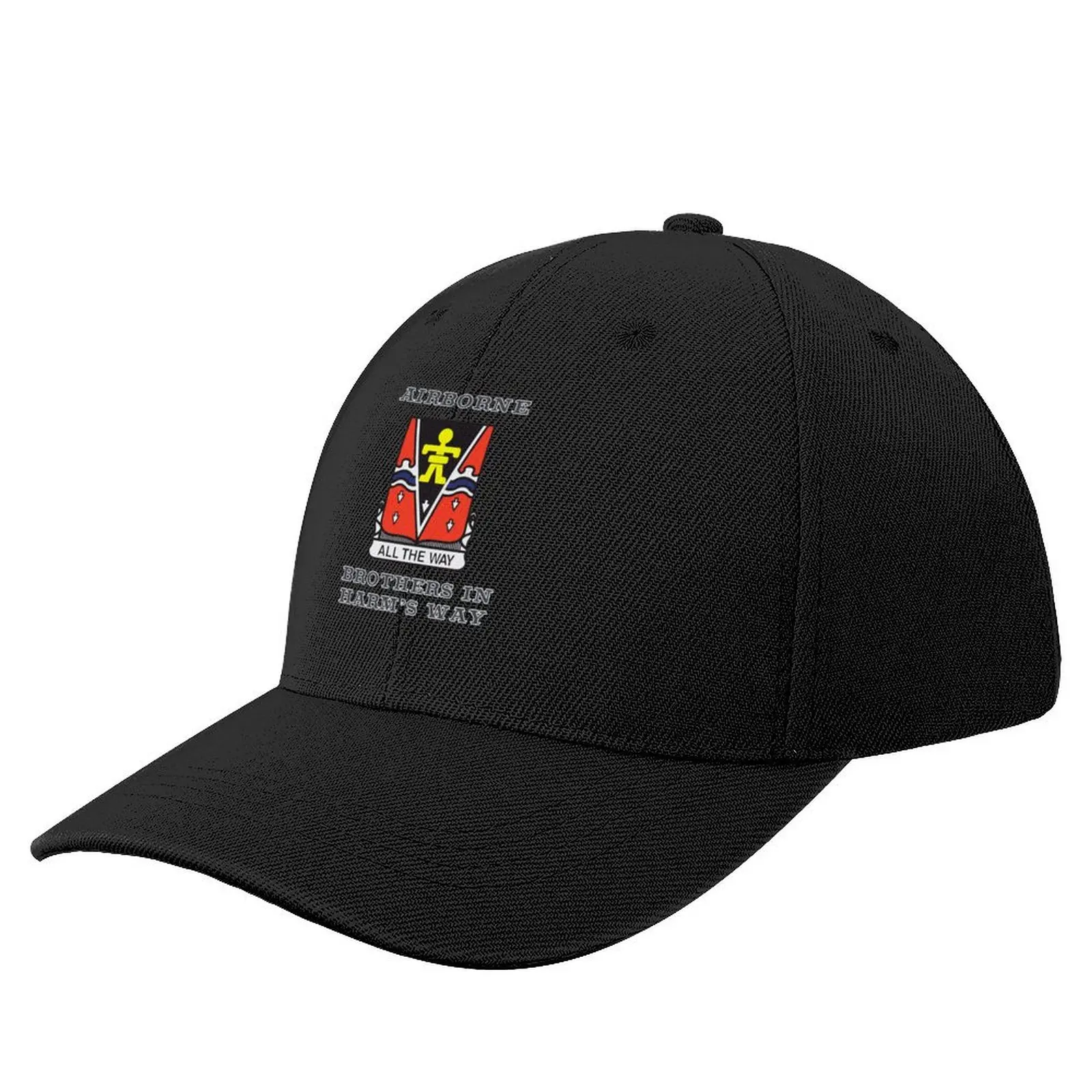 509th Airborne - Brothers in Harm's Way Baseball Cap fashionable funny hat Rave Hats For Men Women's