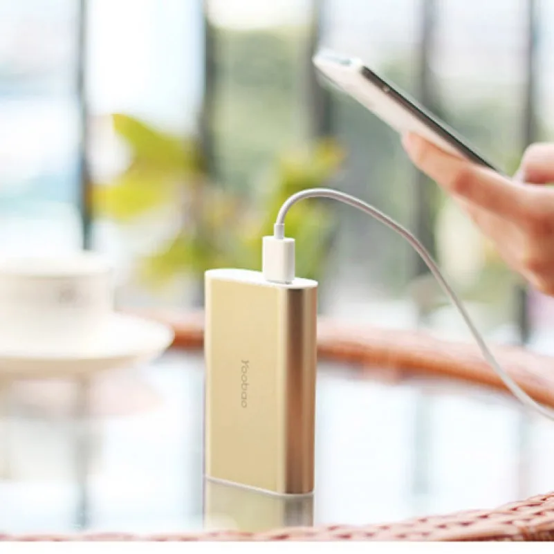 Универсальный внешний аккумулятор Yoobao S3 YB6023 Power Bank Powerbank 6000 mAh (золотой)|Внешние