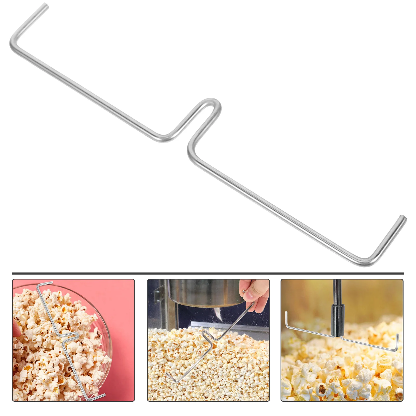

Popcorn Whisk Rod Popcorn Maker Machine Mixer Stick Commercial Popcorn Machine Replacement Part