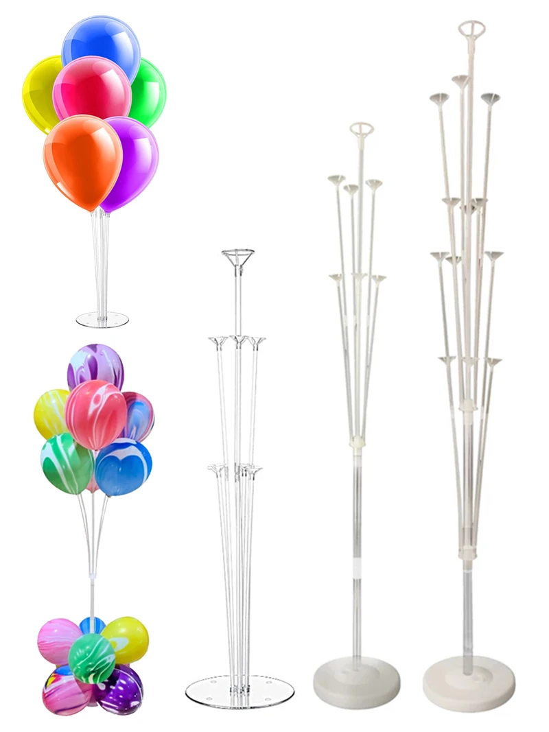 

Balloon Table Stand Kit Reusable Clear Balloon Centerpiece Desktop Floor Holder For Birthday Wedding Party Festival Event Decor