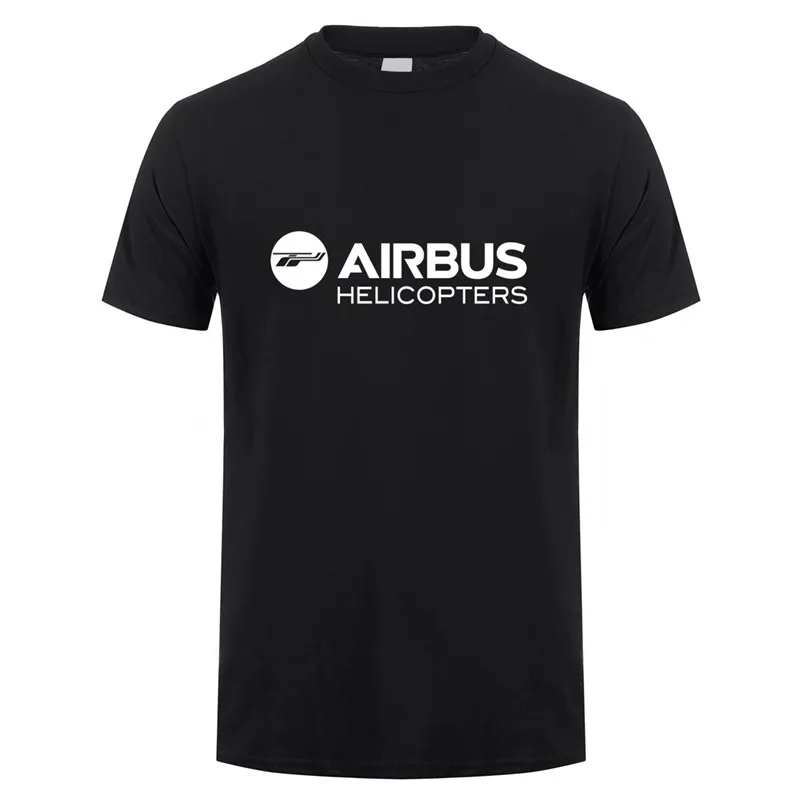 

Airbus Helicopters T Shirts Men Fashion Tees Short Sleeve Cotton Casual Tshirt Tops LH-257