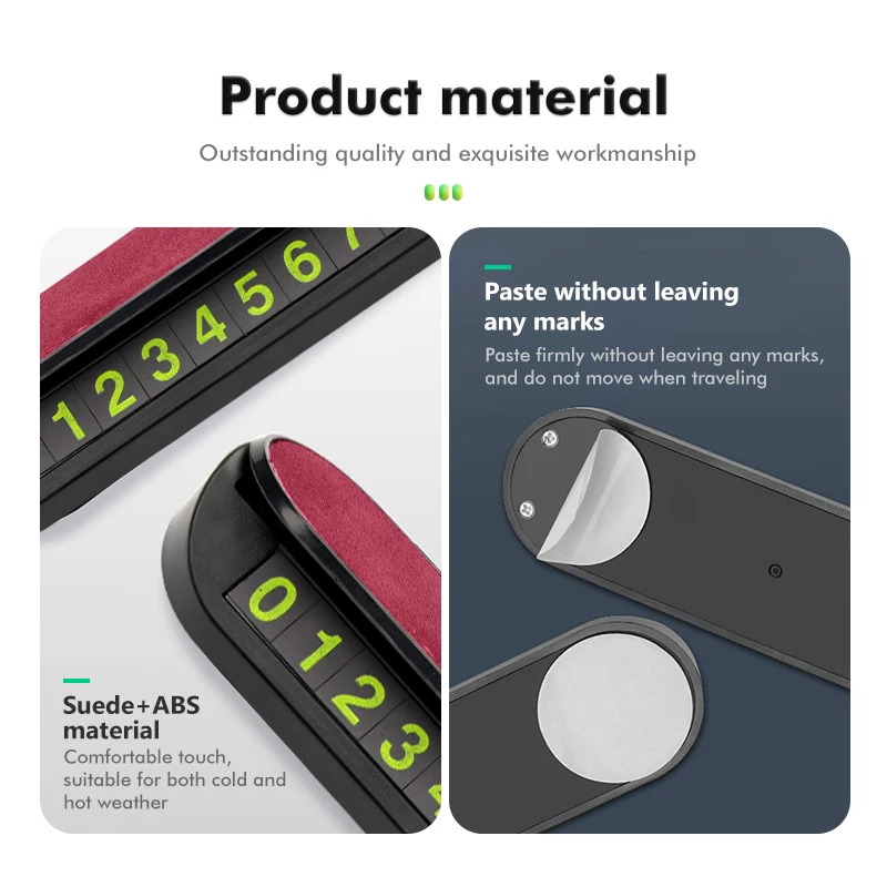 Замшевая парковочная табличка с номером телефона для Hiphi 2023 Z X Y