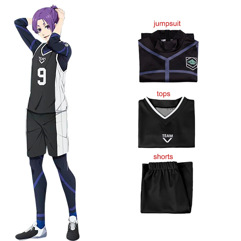 

Костюм для косплея Reo Mikage из аниме синий замок, комбинезон Seishiro Nagi, спортивный костюм для мужчин и женщин, комплект одежды для вечеринки