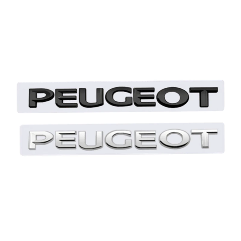 

Значок на боковой эмблему заднего багажника автомобиля ABS Peugeot с надписью включает три размера для Toyota Avalon 2020 2019 Honda Accord Mazda 3bl