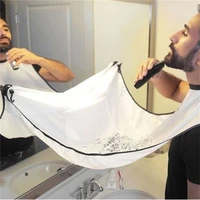 male beard apron men haircut apron waterproof floral cloth household cleaning protector bathroom accessories