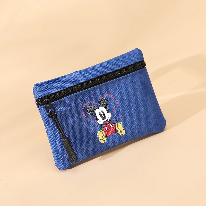 Кошельки для монет Disney с Микки Маусом кошельки принтом аниме и Минни мини-сумки